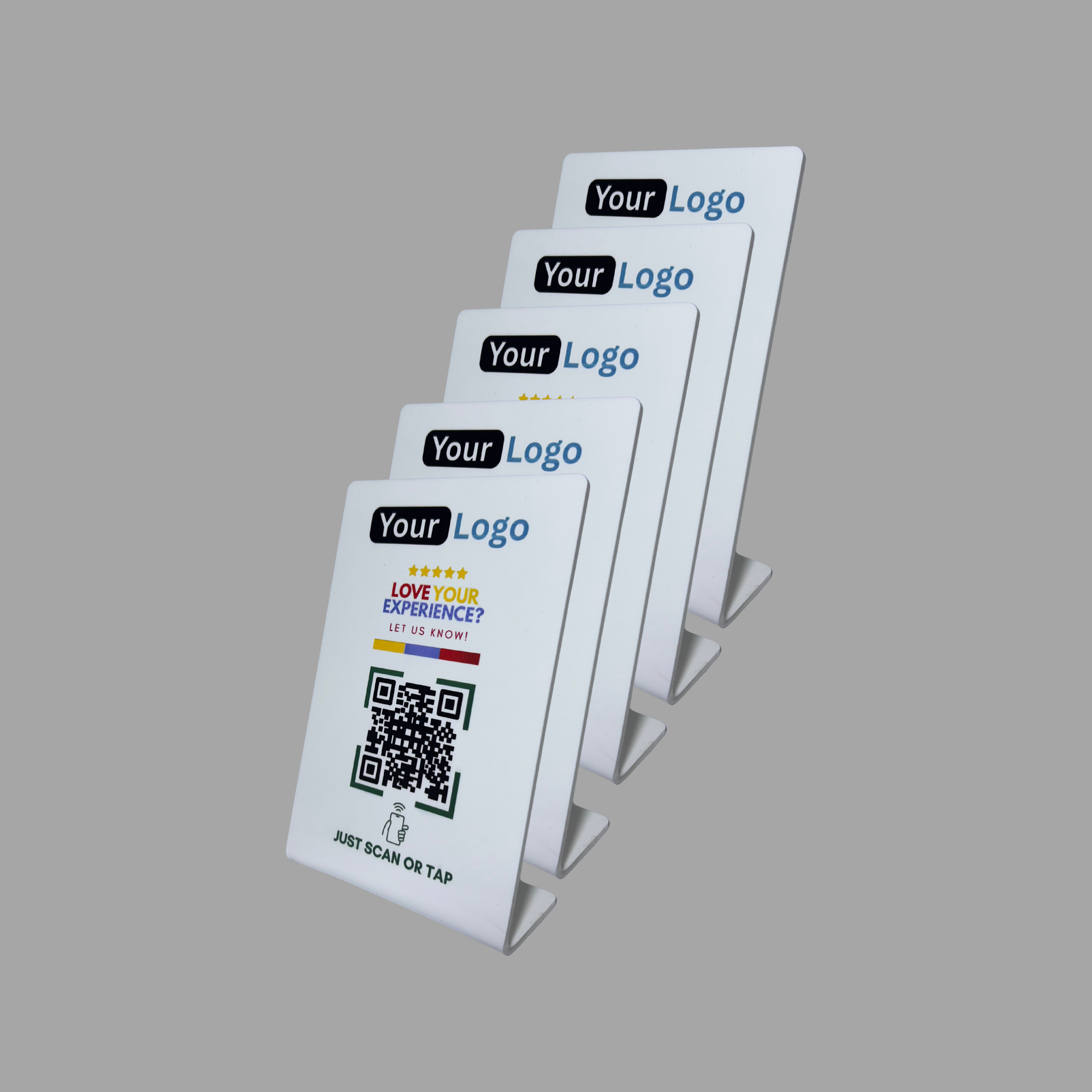 Bundle of 5 Google Review Stands