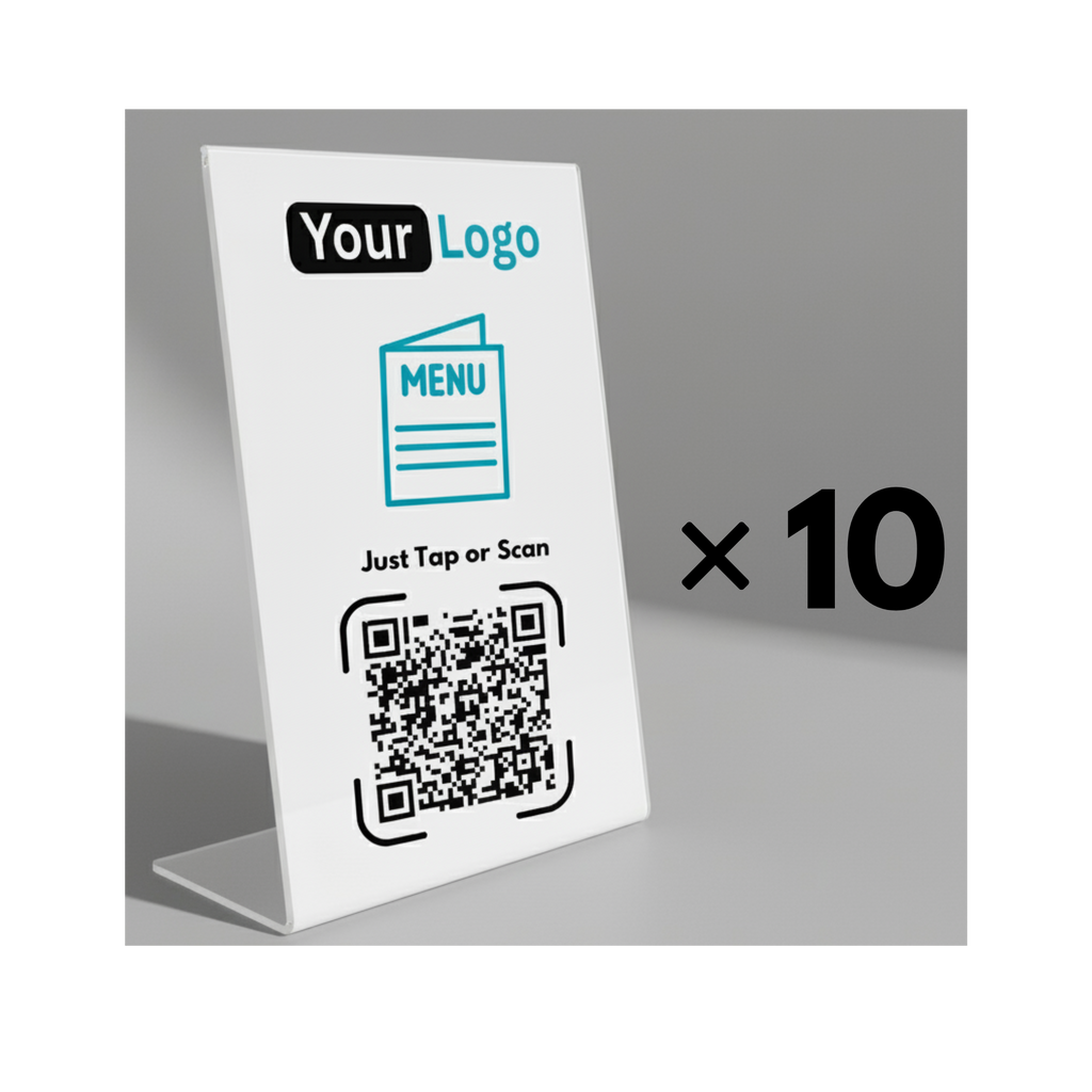 Bundle of 10 Menu Stands